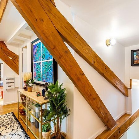 Art & Curiosity Cabinet Style Appartement With Paris View, Villa Des Ammonites Meudon Exteriör bild