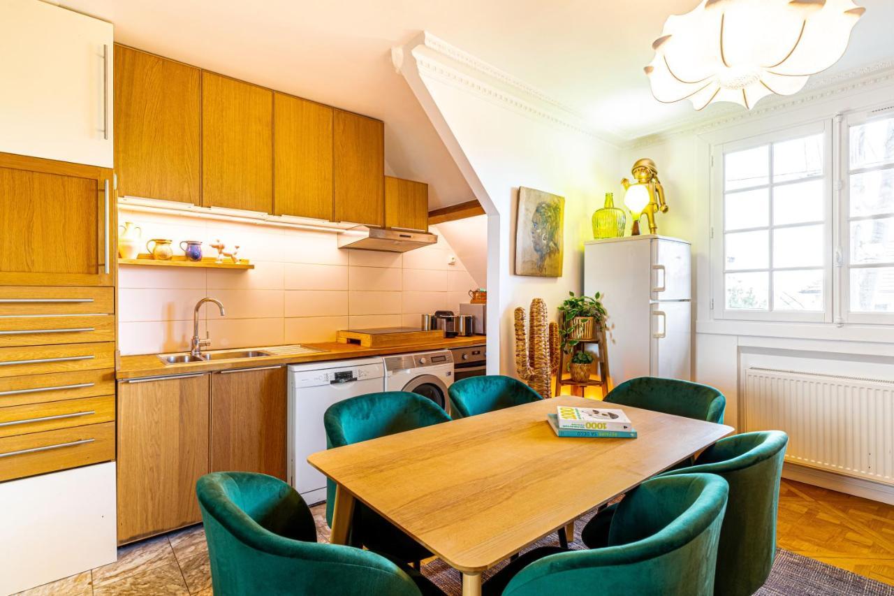 Art & Curiosity Cabinet Style Appartement With Paris View, Villa Des Ammonites Meudon Exteriör bild