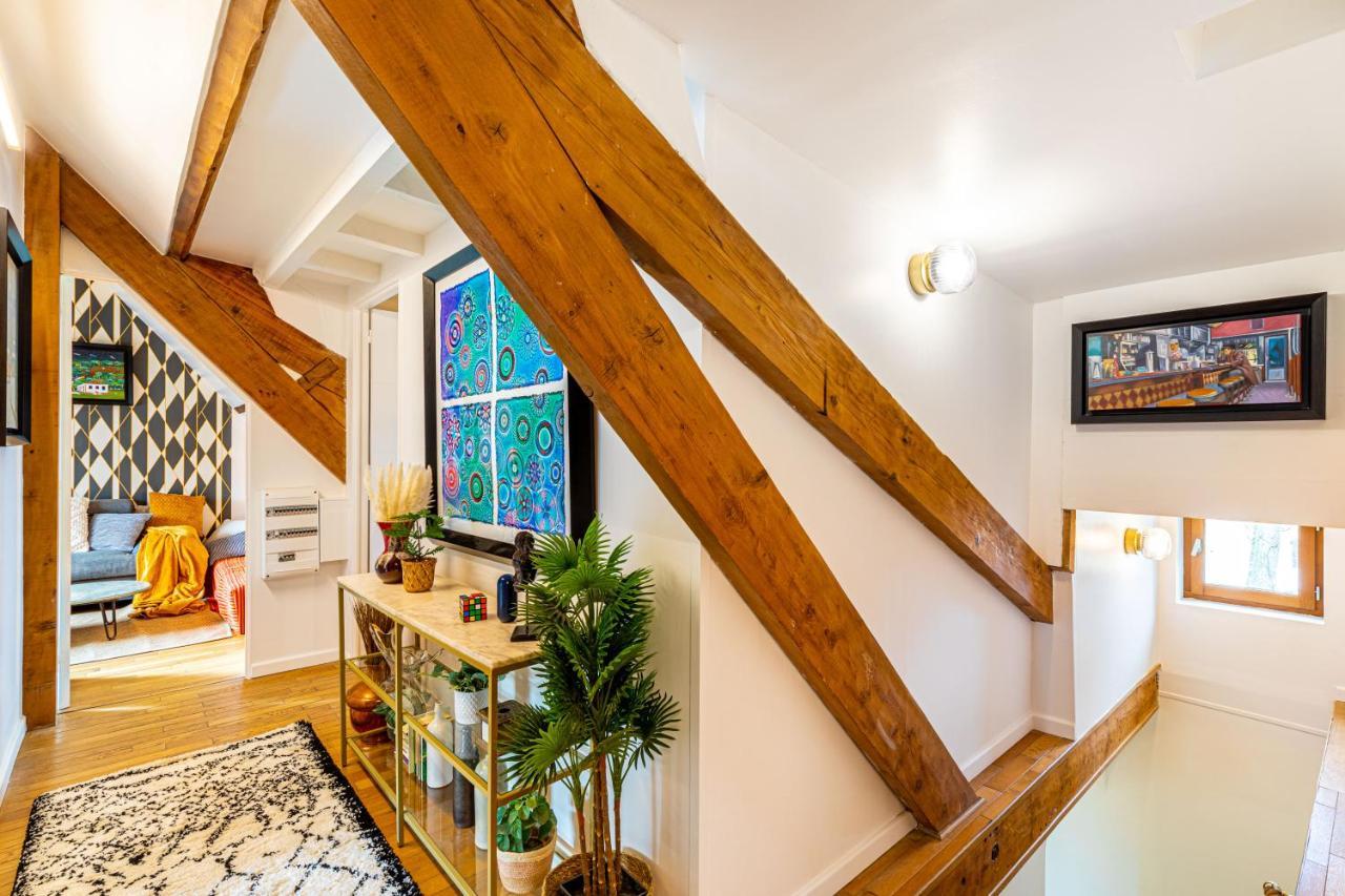 Art & Curiosity Cabinet Style Appartement With Paris View, Villa Des Ammonites Meudon Exteriör bild
