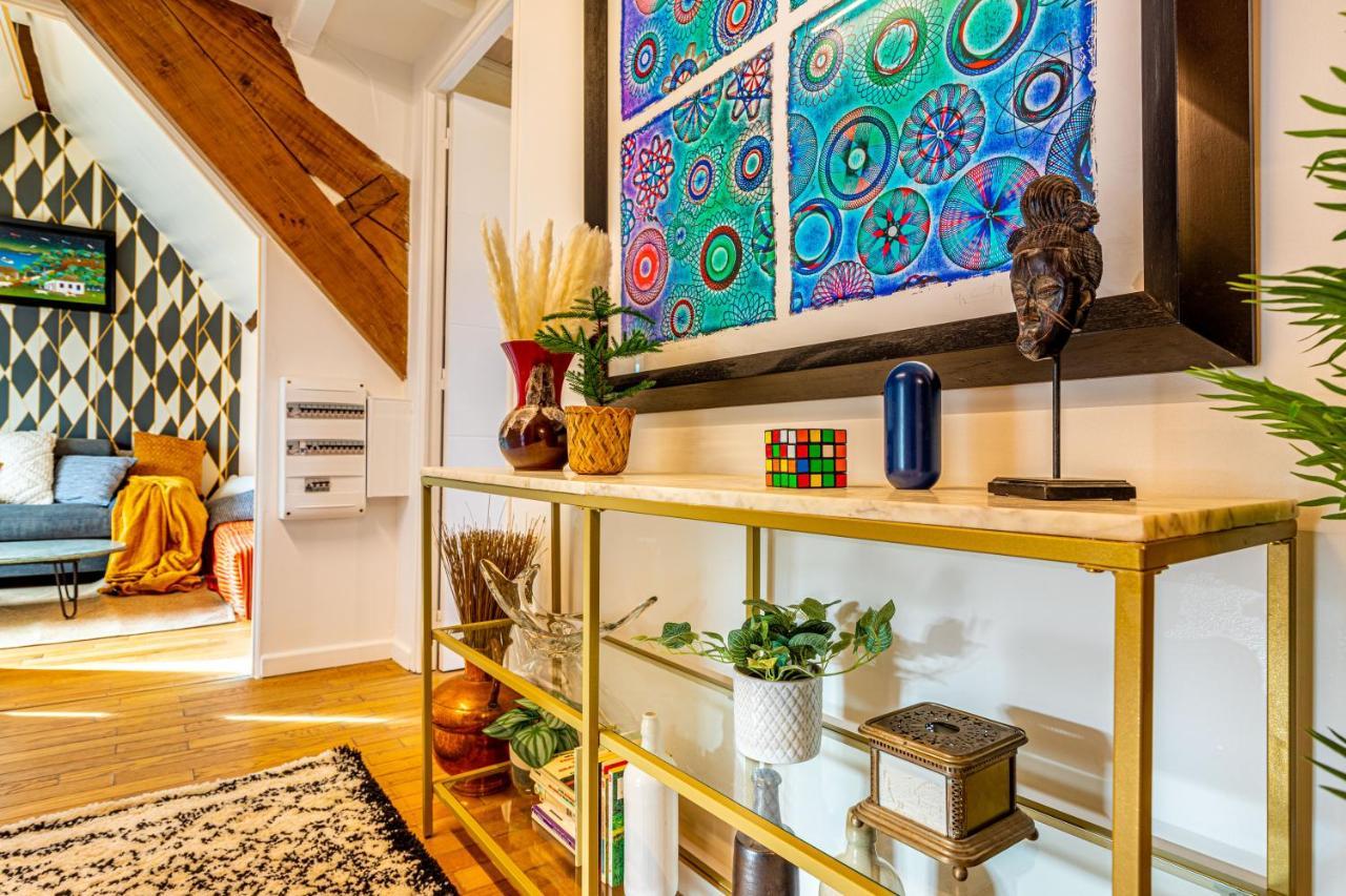 Art & Curiosity Cabinet Style Appartement With Paris View, Villa Des Ammonites Meudon Exteriör bild