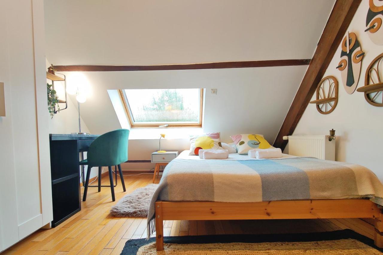Art & Curiosity Cabinet Style Appartement With Paris View, Villa Des Ammonites Meudon Exteriör bild