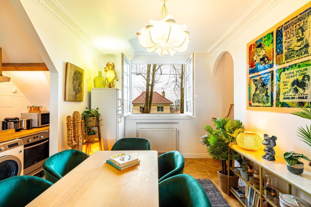 Art & Curiosity Cabinet Style Appartement With Paris View, Villa Des Ammonites Meudon Exteriör bild