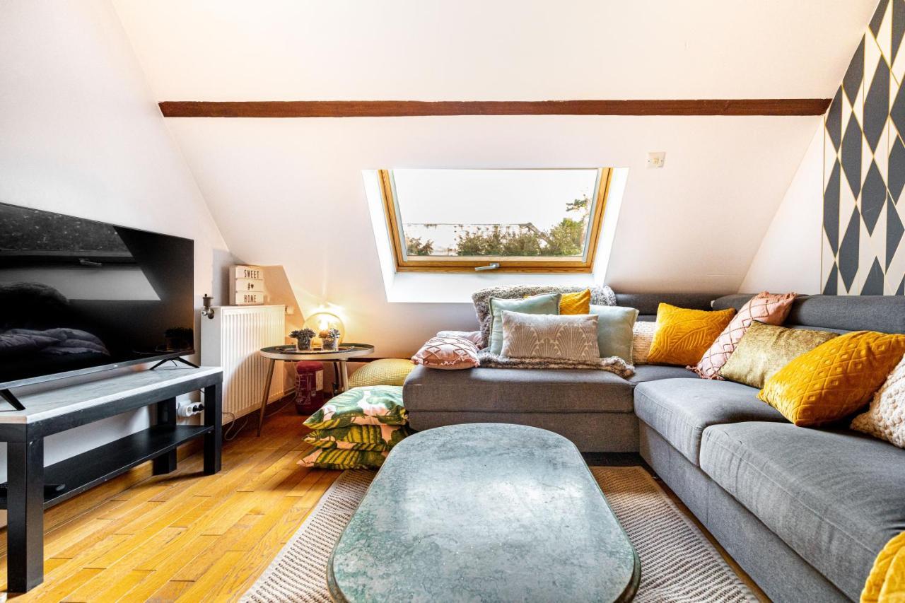 Art & Curiosity Cabinet Style Appartement With Paris View, Villa Des Ammonites Meudon Exteriör bild